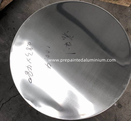 gemaltes Aluminiumlegierungs-Kreis-Blatt des 0.8mm Stärke-Durchmesser-480mm vor