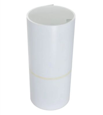 Alloy3105 0,019&quot; x 14&quot; in x 50Ft Weiß/Weiß Farbe Flushing Roll Farbe Aluminium Trim Spirale für Rinnen und Fassadenzubehör