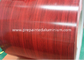 AA3003 3015 H24 Holzkorn mit Haltbarkeit Farbbeschichtung Aluminiumspirale PVDF-beschichtung Aluminium für die Produktion Dachdecken