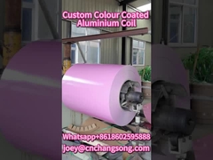 Vorgefärbte / farblich beschichtete Aluminium-Spule für Werbe- und Werbebretter