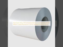 Aluminiumlegierung 1100 (Dicke 0,6 mm, anpassbare Breite) weiß beschichtete Aluminiumspule für Rückwände von Kühlschränken