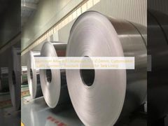 Aluminiumfolie aus Aluminiumlegierung 8011 (0,04 mm, anpassbare Breite, korrosionsbeständige Beschichtung) für Tankauskleidung