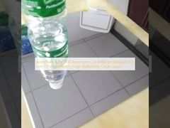 Aluminiumlegierung 1100 Aluminium Spirale Reflector Material (0,5 mm) benutzerdefinierte Breite hochreflektierende Oxidschicht