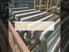 Aluminiumspule aus Aluminiumlegierung 1100 für Deckel von Getränkeverpackungen (0,25 mm | Kundenspezifische Breite | Eloxierte Beschichtung)