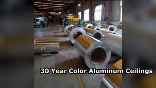 Langlebige Deckenplatten aus Aluminium mit 30-jähriger Farbgarantie