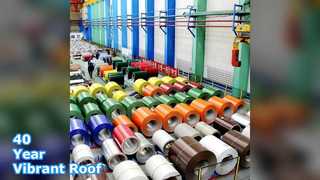 40 Jahre Garantie auf Dachpaneele, PVDF-Aluminiumspule