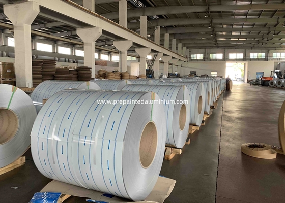 Weiß des Hochglanz-H14 malte vor Aluminiummessgerät-Stärke der spulen-26 für Downspouts