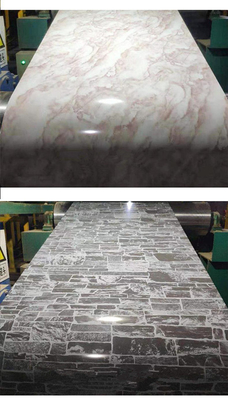 Marmormuster-überzogenes Aluminiumblatt 0.20-3.00mm für Deckungs-oder Wand-Dekor