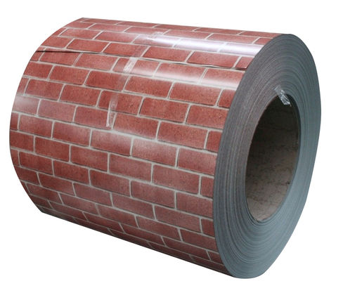 Legierung 3004 0,30- 1,50 mm Dicke Ziegelmuster PPAL Vormalte Aluminiumspirale Herstellen ACP Produkt