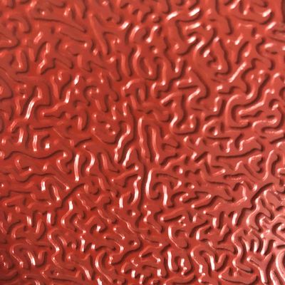 Aufgestellte Aluminium-Rote Farbplatte 0,50mm*1250mm Aluminiumblech in der Automobilindustrie verwendet