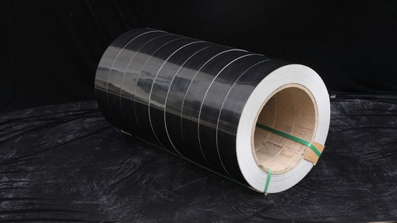 Hochglänzende, schwarz beschichtete Aluminiumfolie für Schilder und Dekorationen