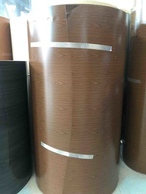 Braun/Weißfarbe Beschichtung Aluminium Trim Coil 24 x 50 Zoll x 100 Fuß für Dach- und Seitenaufbauzwecke verwendet