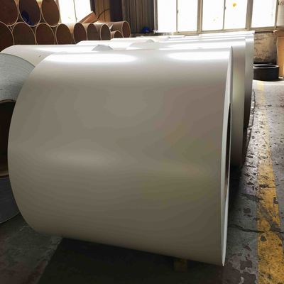 ASTM 0,0209 Zoll Dicke 3003 H24 Hohe Haltbarkeit Aluminium mit weißer und grüner Beschichtung mit PE/PVDF-Beschichtung