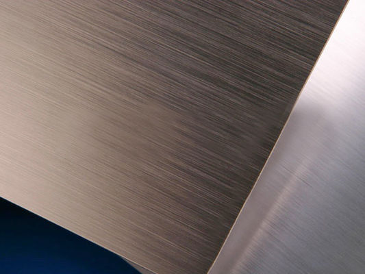 Drahtzeichnung Endfarbene Aluminiumfolie Legierung 1060 20 Gauge Vormaltes Aluminiumblech Für Haushaltsgeräte-Panel