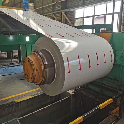 3105 H24 Schutzlack beschichtet vorgefärbte Aluminiumspirale für Metalldachrinnen