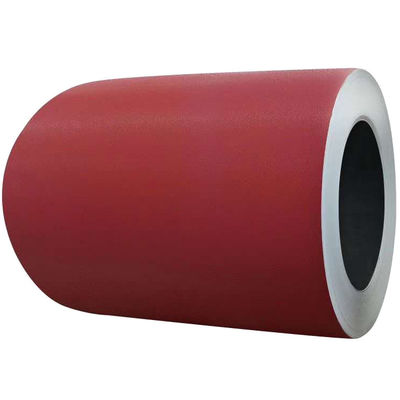 Rot beschichtete Aluminiumspirale Vormalte Aluminiumfolie/Platte/Panel für Vorhangwand