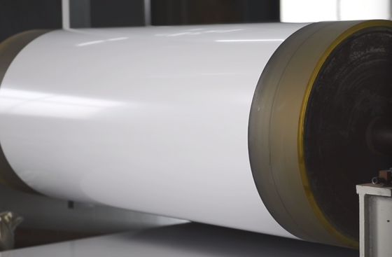 Für den Metallgeschäft Dachplattenlegierung 3003 Ral 7047 PVDF lackierte Aluminiumfolie 0,75 mm x 48' vorgefärbte Aluminiumspirale