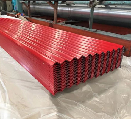 26 Gauge X 914mm AA3003 / 3004 Wellfarbene Ral Farbe Vorbemalte Aluminiumfolie für Dach- und Wandverkleidungsmaterial