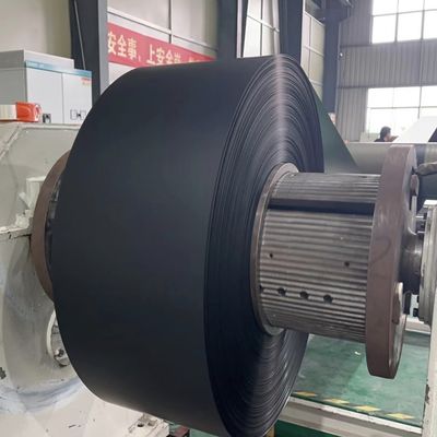 Schwarze 0,6 mm Farbbeschichtete Aluminiumspirale für Flow Line Förderband