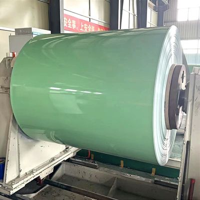 Grüne 2,0 mm Farbbeschichtete Aluminiumspirale für Zugkabinen