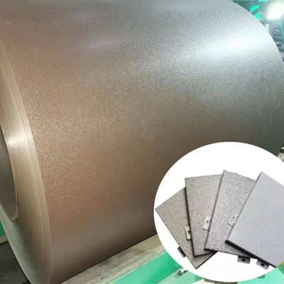 Legierung 3105 H24 0,75 mm Dicke verschiedene Farbe Vorbemalte Aluminiumspalte Farbbeschichtung Aluminiumblech für Wandverkleidung