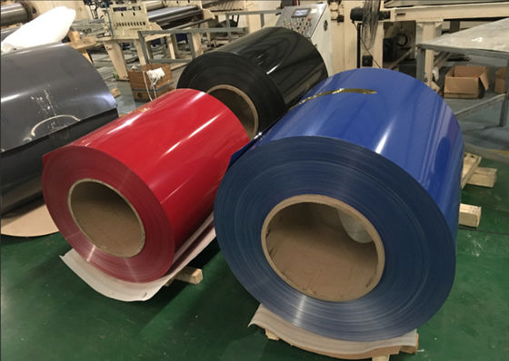 Legierung 3003 Temperatur H32 1,00 mm Dicke Vormalte Aluminiumspirale zur Dekoration von Dächen