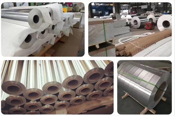 Legierung 8011 H22 Wärmequalität 0,08 mm Dicke 200 mm Breite Aluminium Flossenstock für Klimaanlage Wärmetauscher Flossen