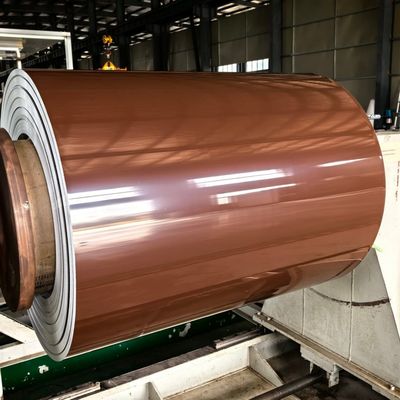 Vorgefärbte Aluminium-Spule Farbbeschichtung Aluminiumfolie 0,6 mm Dicke Dachplatte