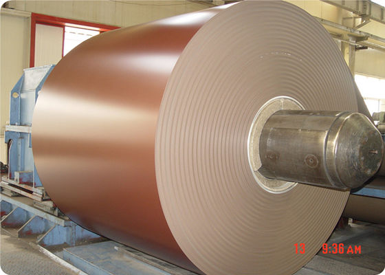 Legierung 1050 H18 0,35 mm X 1220 mm Ral Farbbeschichtung Aluminiumfolie zur Herstellung von ACP - Aluminium-Kunststoff-Verbundplatten