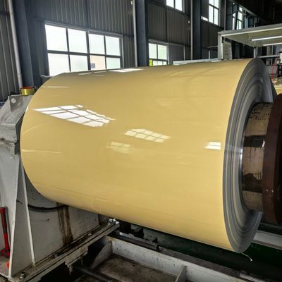 Satin-Schwarz-Polyesterfarbe Beschichtete Aluminium-Spule, die in Aluminium-Dachverkleidungen und -Rinnen verwendet wird