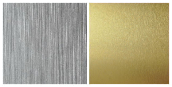 Haarlinie Farbige Aluminium-Spule Legierung 3105 0,55 mm Vormalte Aluminiumfolie für Schranken Oberflächen Dekoration Panel