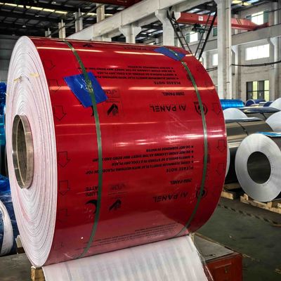 0,38 mm Dicke kundenspezifische Muster laminierte farbbeschichtete Aluminiumspule mit recycelbarem Material