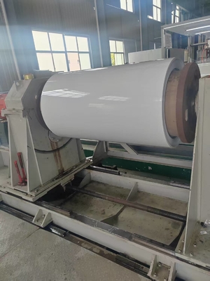 Weiß / Schwarz Ral 9010 farbbeschichtetes Aluminiumblech in Coil 3105 H24 für die Herstellung von Dachrinnen oder Fallrohren