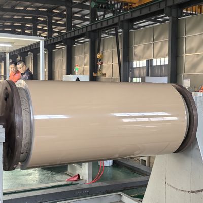 Aluminiumlegierung 3105 0,80 mm Dicke Architektonische vorgelackte Aluminiumspule für die Fassadepaneel für Vorhangwände produzieren