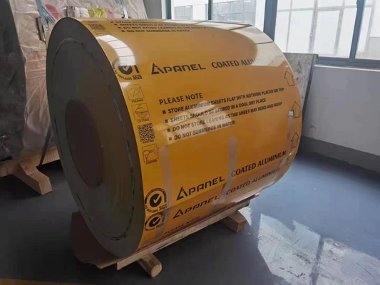 AA5052 H38 1,5 mm vorlackierte Aluminiumspule für Anwendungen im Schienenverkehr