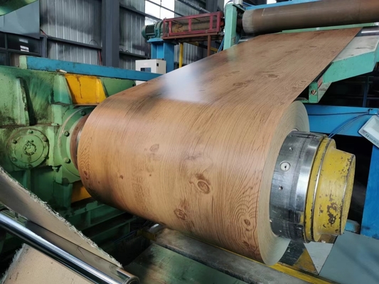 Alloy1060 H34 0,40 mm x 1220 mm Holzkornfarben -Schicht Aluminiumblatt zum Herstellen von ACP - Aluminium -plastisches Verbundtafel