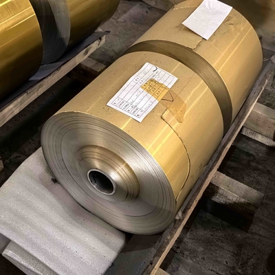 8011 O Temperatur 0,12 mm Langlebige seitlich lackierte Aluminiumfolie zur Herstellung von Backbehältern
