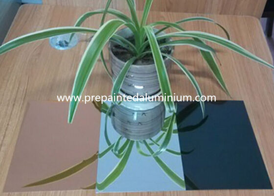 86 % reflektierende Hochglanz-Legierung 1085, Dicke 0,50 mm, hochglanzpoliertes Aluminiumblech, goldfarben, verwendet für Heimdekorationsplatten