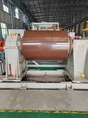 Farbbeschichtete Aluminiumfolie für Dachdecken Legierung 3105 PPG Farbe Kynar PVDF Matte Grau Ral 7046 Vormalte Spirale 0,05 Zoll Dicke 49 Zoll Breite